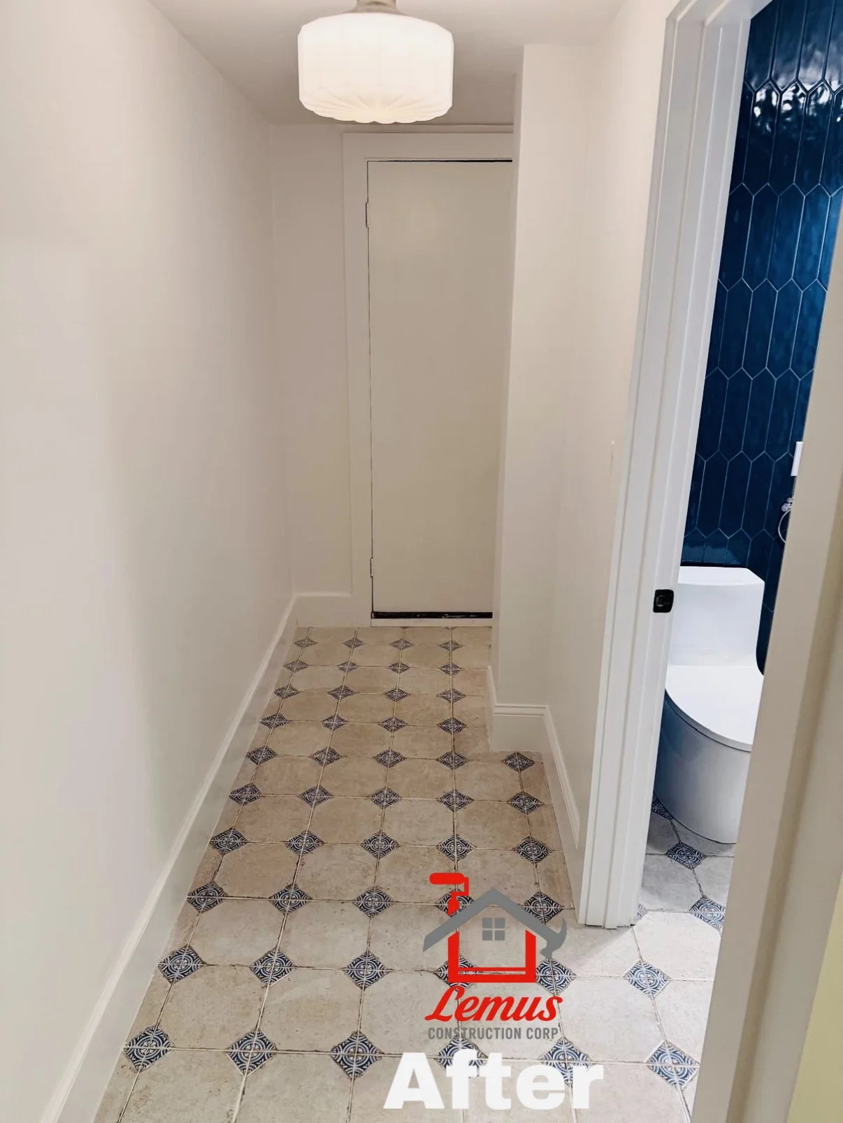 Hallway after renovation