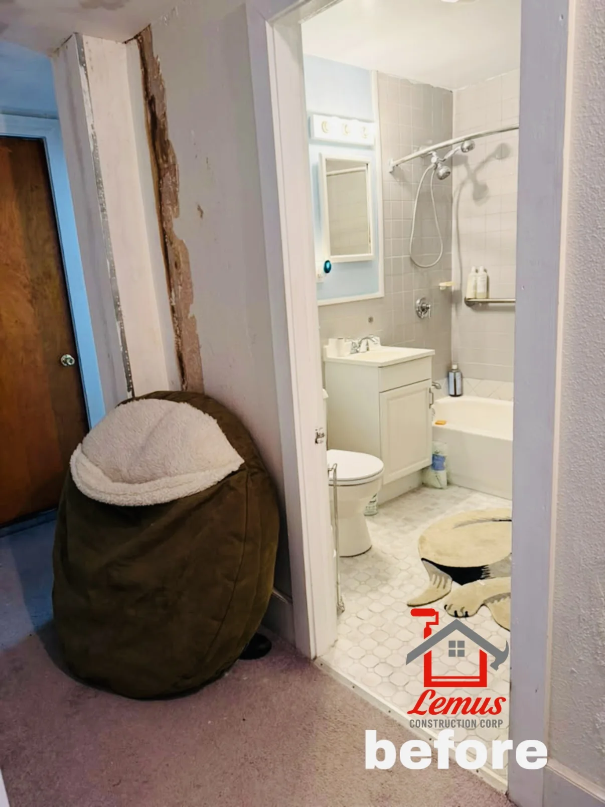 Bathroom before renovation