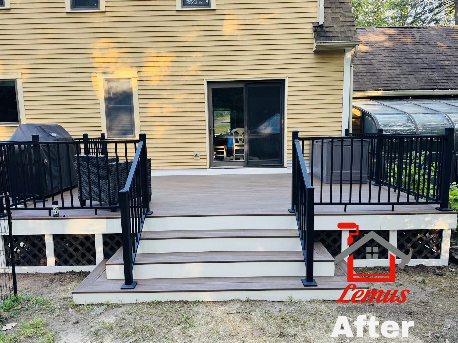 Deck after renovation