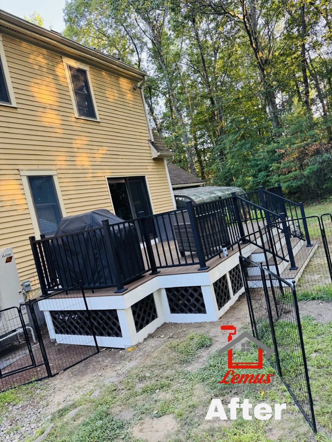 Deck after renovation alternate view
